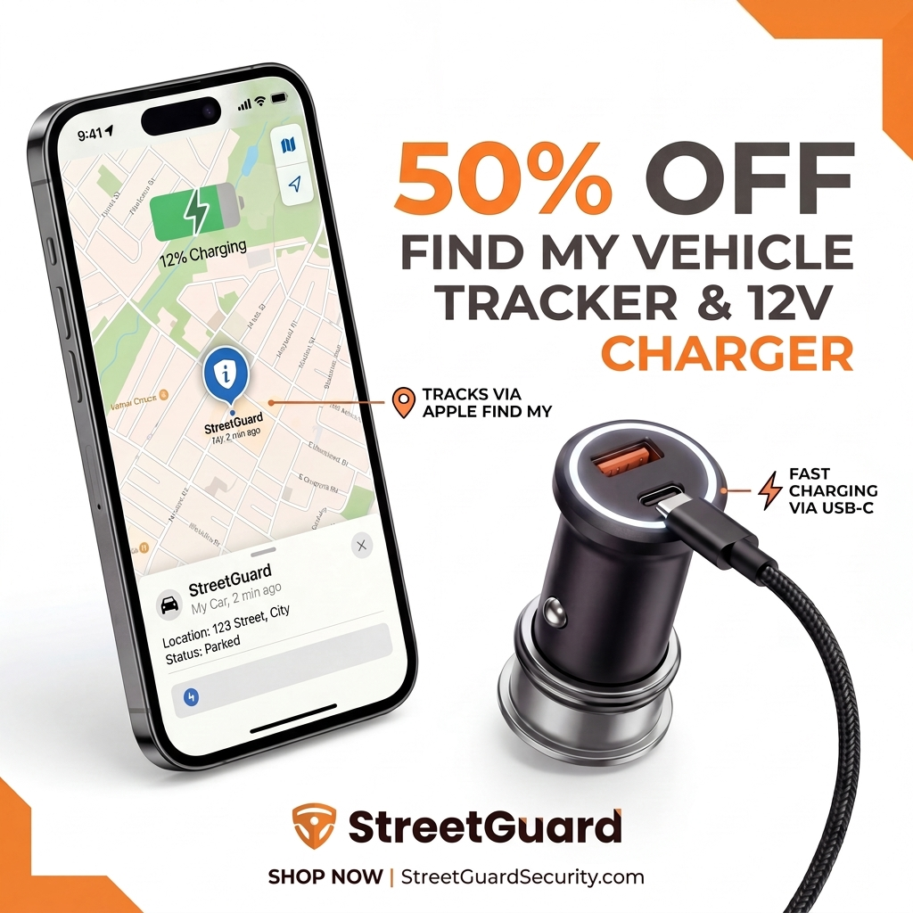 AutoGarde™ Chargeur 12V avec Traceur GPS Intégré — offre